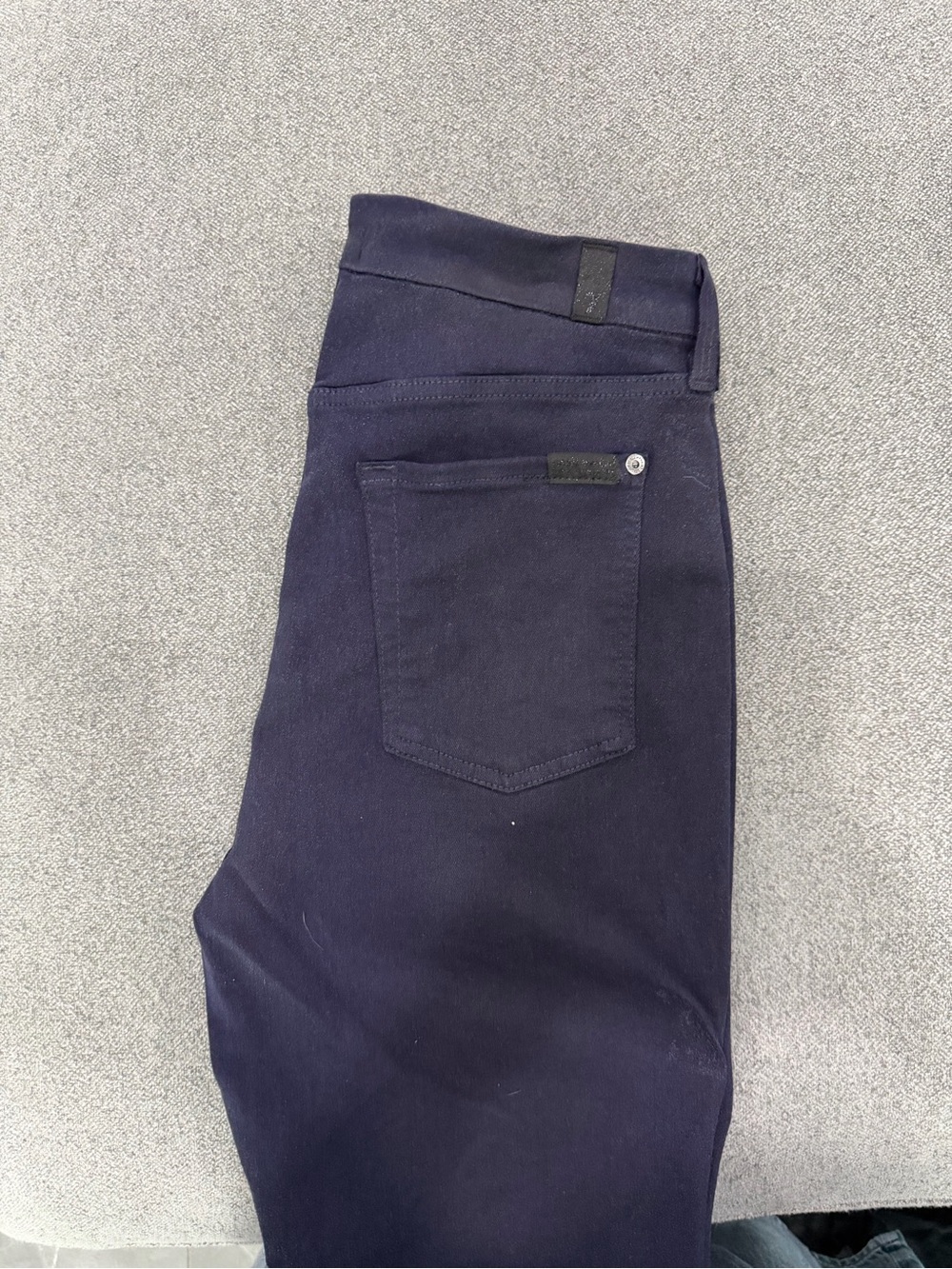 7 For All Mankind Women's Skinny Jeans in Navy purple